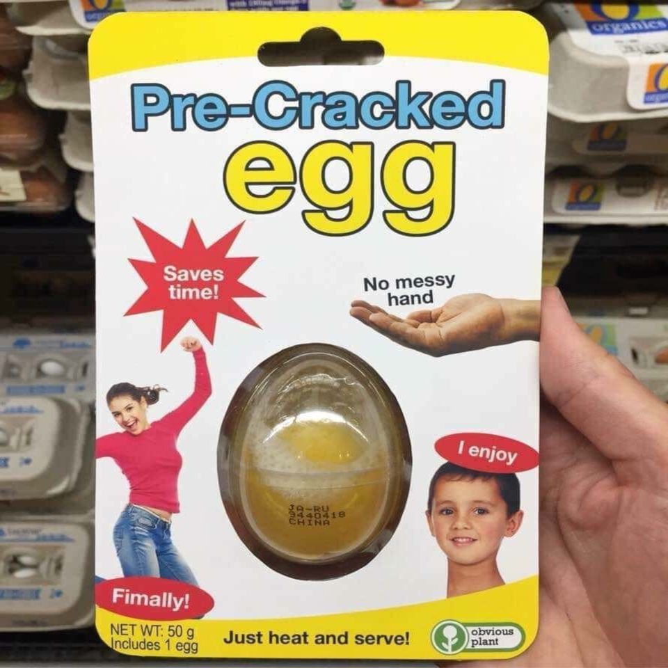 Pre Cracked Egg